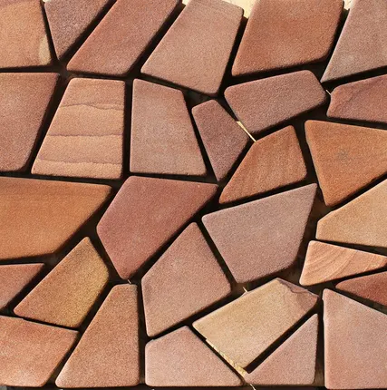 Фото №0 «Мозаика» галтованная красная