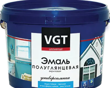 фото Эмаль супербелая полуглянец ВДАК 1179 (2,5 кг)ВГТ