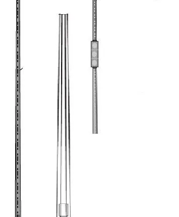 Фото №0 Опора ОПС-8 покрытие "горячее цинкование" для светофора