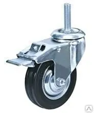 фото Опора колесная поворотная SCtb55 (18) d125 с тормозом