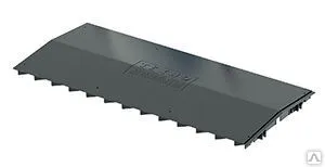 фото Сплошной коньковый аэратор ТехноНИКОЛЬ коричневый