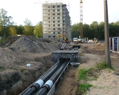 фото Монтаж теплосети