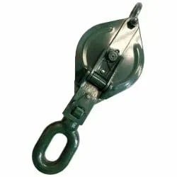 Фото №0 Блок одинарный - 1,0 тн. с откидной щекой и кольцом (12мм)