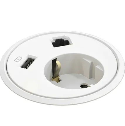 Фото №0 Розетка Kondator 935-PD12W, встраиваемая