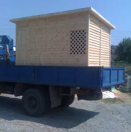 Фото №0 Бытовка из дерева в сборе. Отделка. Доставка.