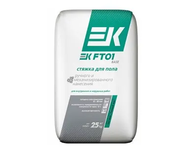 фото ЕК FT01 BASE стяжка для пола 25 кг