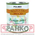 фото Polimix Лазурь-декор, водное декоративно-защитное покрытие по дереву с эффектом отбеленного дерева 1 л
