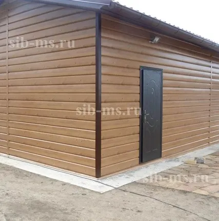 Фото №0 Металлический сайдинг Брус