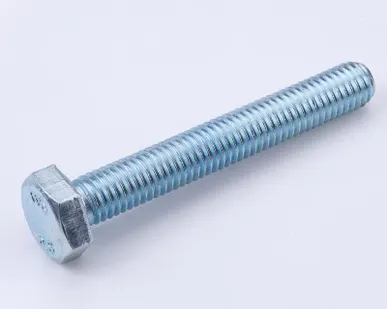 фото Болт М6х40 с шестигранной головкой оцинк. DIN 933 (уп.100шт) класс прочн. 8.8. пакет СТРОЙМЕТИЗ UTORM969093М640