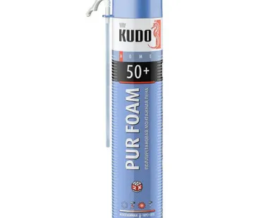 фото Пена монтажная бытовая всесезонная Kudo Home 50+, 1000мл