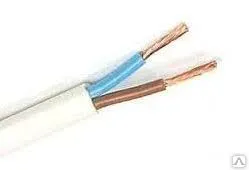 Фото №0 Провод ПВС 2х0.75 бел.