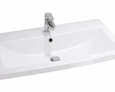 фото Дисма Раковина встраив.: COMO 80 1 отв., белый,