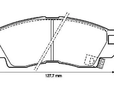 фото Колодки тормозные передние Hafei princip, sim AA35010119
