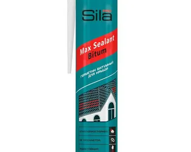 фото Герметик битумный Bitum для кровли 280 мл. Sila PRO Max Sealant