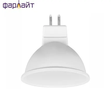 Фото №0 Лампа LED MR-16 10Вт, 220В, GU5.3, 6500К, 800Лм /ФАРЛАЙТ