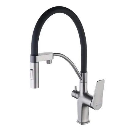 Фото №0 Смеситель Lemark Bronx LM3761GM для кухни с подключением к фильтру с питьевой водой