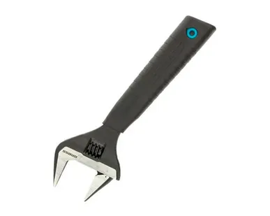 фото Ключ разводной 200 мм, CrV, тонкие губки, защитные насадки, Gross, 1 шт