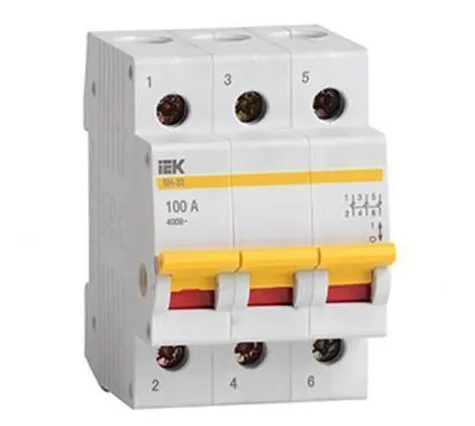 Фото №0 Выключатель нагрузки ВН-32 3Р 100А 220/400В УХЛ4 IP20 ИЭК