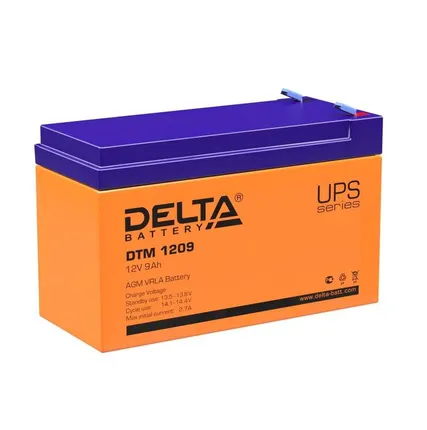Фото №0 Аккумулятор 12В 9А.ч Delta DTM 1209