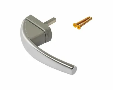 фото Ручка оконная Roto Swing, 37 мм, серебро, с винтами