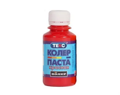 фото Паста универсальная Текс № 1, красный цвет, 0,1 л