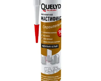 фото Монтажный клей Quelyd Мастификс Строительный белый (530 г)