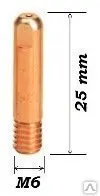 фото Наконечник Cu-E 6/M6/25/1,2 (d=1,2mm) прямой