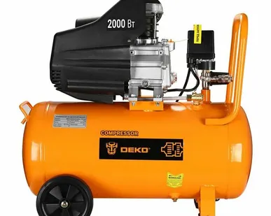 фото Компрессор воздушный поршневой масляный DEKO DKAC50, 50л ресивер