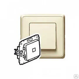 Фото №0 Выключатель 1-клавишн. с подсветкой 10 А, мех-зм, 773710