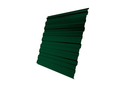 фото Профнастил С10R 0,4 PE RAL 6005 зеленый мох