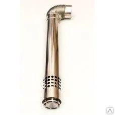 Фото №0 Комплект дымохода Ariston Gi7S D60/100 (дымоход 0,5 м и угол 90°)