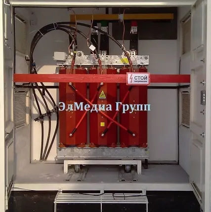 Фото №0 Сухой трансформатор TRIHAL 1250 кВа; 6/0,4кВ; D/Yn-11; IP0