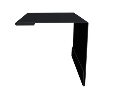 фото Угол внешний простой фальц 0,5 Velur RAL 9005 черный