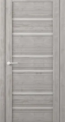 Фото №0 Межкомнатные двери ALBERO "Техас" Графит/Мателюкс (ДО)