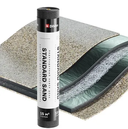 Фото №0 Подкладочный ковер Dӧcke STANDARD SAND, 15 м