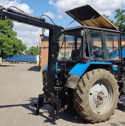 Фото №2 Манипулятор гидравлический навесной МГН-1000 для тракторов 1,4 т.с. (МТЗ, ЮМЗ и др.)