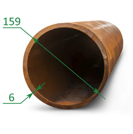 Фото №0 Труба лежалая 159х6
