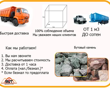 фото Бут, бутовый камень отборный