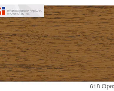 фото Плинтус с кабель каналом пластиковый 618 Орех антик
