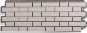 фото Фасадная панель Кирпич Клинкерный (белый)