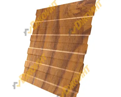 фото Профнастил С-10 0,5 Printech Wood 3D (3D Дерево)
