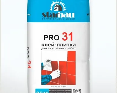 фото STARBAU КЛЕЙ-ПЛИТКА ДЛЯ ВНУТРЕННИХ РАБОТ