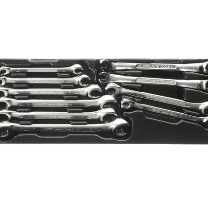 Фото №1 Набор ключей разрезных евро-типа 10 предметов в кейсе JTC