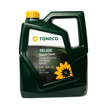 Фото №0 Масло моторное синтетическое TANECO DeLuxe Special Synth 5W-40 4 л 5W-40