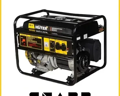 фото Генератор бензиновый Huter DY5000L (4000-4500Вт, бак 22л)