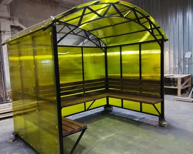 фото Павильон для курения 3150 х 2000