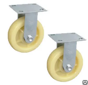 Фото №0 Колеса неповоротные (полипропилен) Ф, мм:100; г/п, кг:250; ширина, мм:50