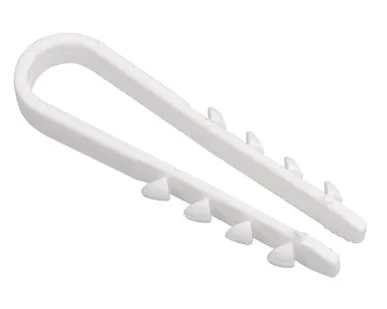 фото Дюбель-хомут 19-25мм нейлон бел. (уп.100шт) ИЭК UHH35-19-25-100