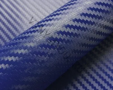 фото Пленка Темно-синий карбон 3D