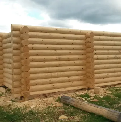 Фото №0 Сруб 4*6 м. пятистенок. (диаметр бревна 240 мм.)